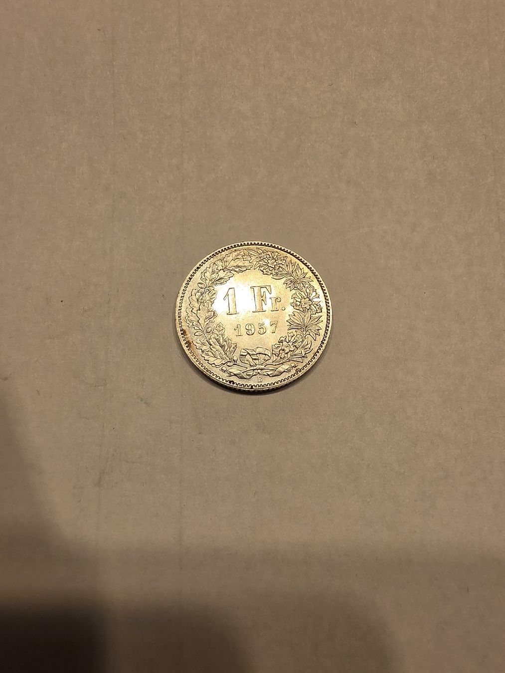 Alle Münzen: pièce argent 1chf 1957 – Gebraucht aus Fribourg von yan_z5fr