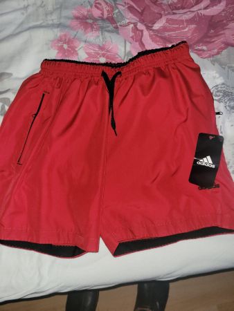 Adidas Sporthose Herren - Rot Gr. S Neu mit Etikett