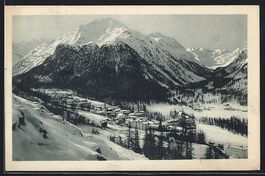AK Pontresina, Rosegtal im Schnee, 1921
