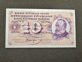 10 Franken Banknote Keller 1974  unc - 098