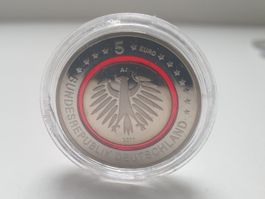 🇩🇪🇪🇺Germany 5 Euro 2017 UNC. Polymer Ring - Tropical