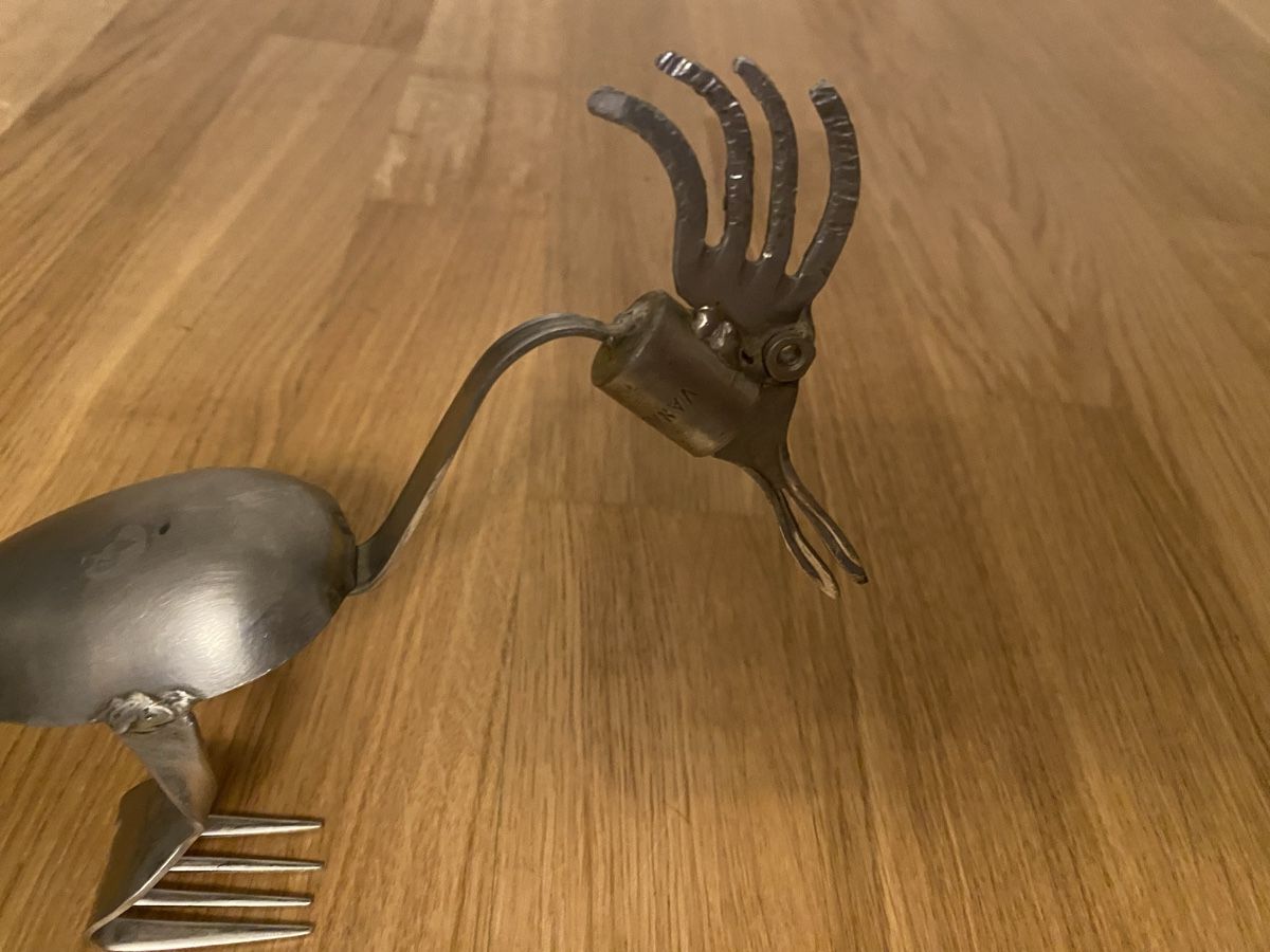 Skulpturen & Statuen: Vogel Skulptur - Kunst aus Besteck! – Neu (gemäss Beschreibung) aus Killwangen von BeautysAndEmmas 1