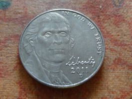 USA 5 Cents 2011