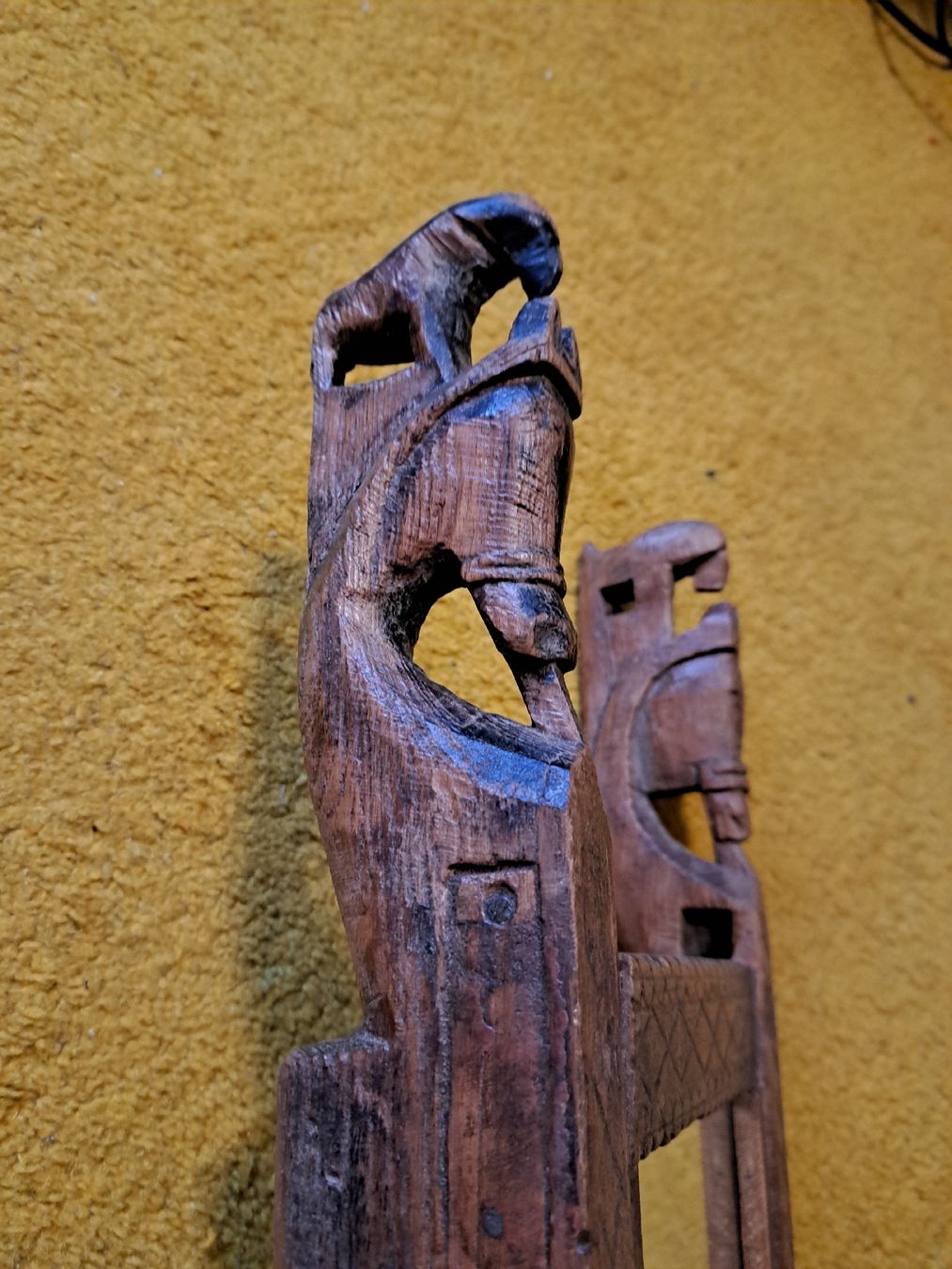 Specchi: Ancien mirror de Banswara - début XX siècle – Usato da La Roche FR venduto da seashellfan 3