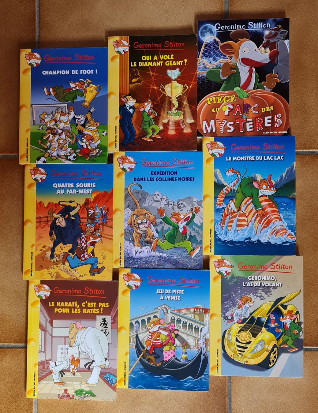 Libri: GERONIMO STILTON, 9 romans enfant de la collection – Usato da Clarens venduto da ato_d8ph
