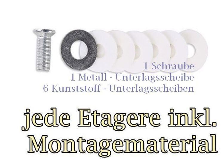 Piatti: ETAGERE STANGEN  MAXIKRONE SILBER  MIT EXTRALANGEM GEWINDE – Nuovo (secondo la descrizione) da Subingen venduto da Etageren 4