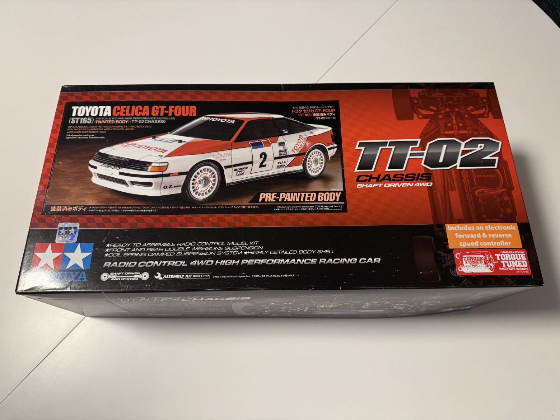 Tamiya Toyota Celica GT-Four ST165 1/10 4WD Electric Group A Rally Car Kit [TAM58718-60A