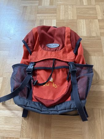 Rucksack Deuter Junior orange Kinder Rucksack guter Zustand