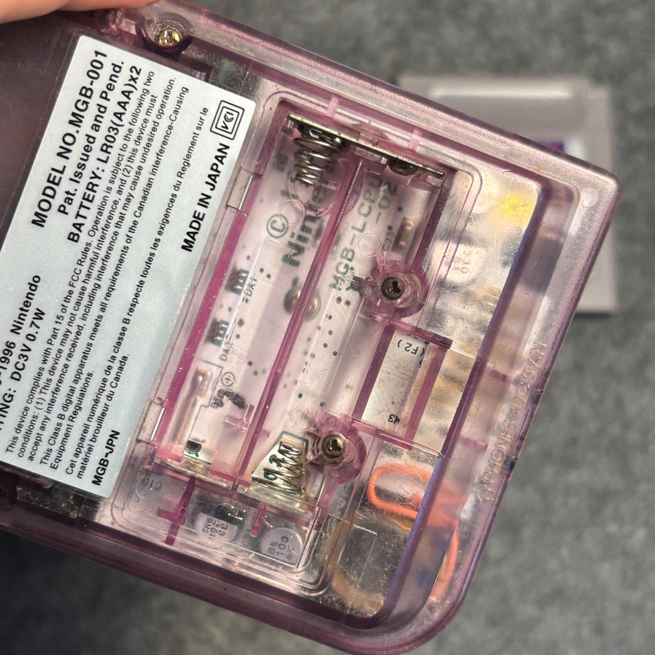 Nintendo Konsolen: Gameboy Pocket Transparent + Tetris original – Gebraucht aus Mollis von GamingCorner 2
