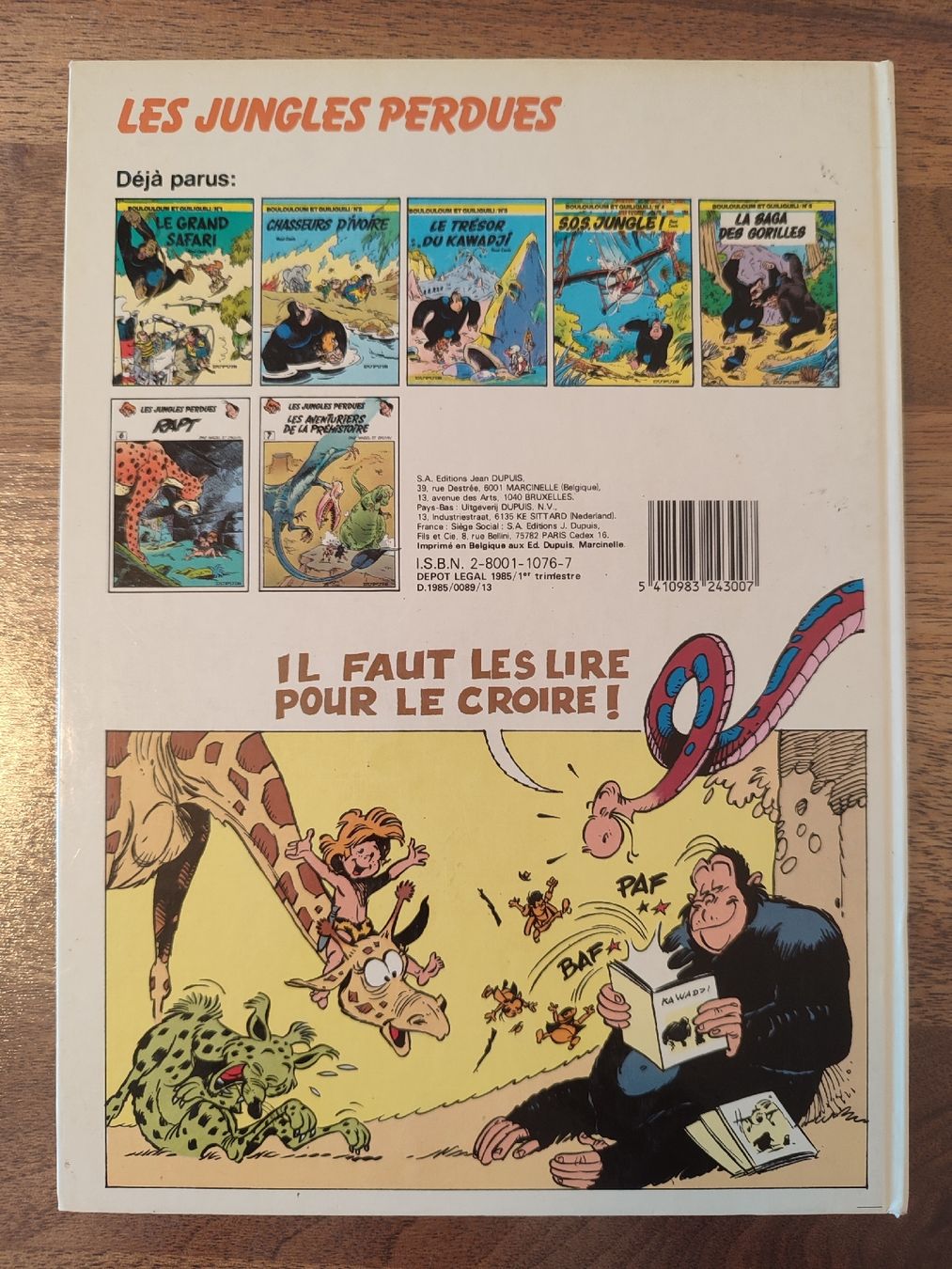 Fumetti: Les jungles perdues T7 EO BE  – Usato da Bougy-Villars venduto da Vogue 2
