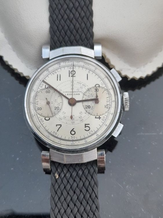 Montre Vintage Homme FORMIDA - Chronographe Mécanique, Boîtier Plaqué Or Années 1940 - Occasion