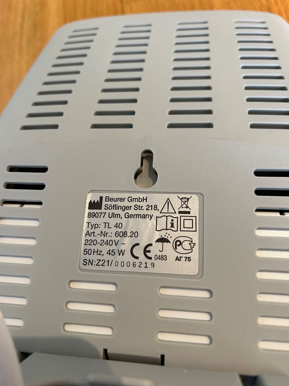 Beurer Lampade: Beurer Lichtlampe TL40 – Usato da Schliern b. Köniz venduto da den_57hf 4
