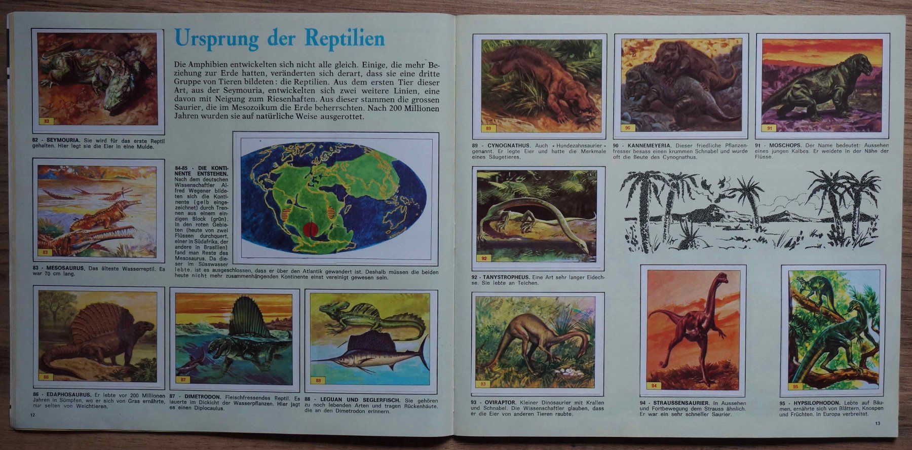 Panini Alben: Panini-Album Tiere der Urzeit – Gebraucht aus Schindellegi von woneschi 6