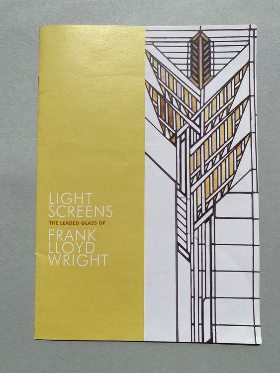Frank Lloyd Wright - Light Screens: Leaded Glass (Gebraucht) in Zürich ...