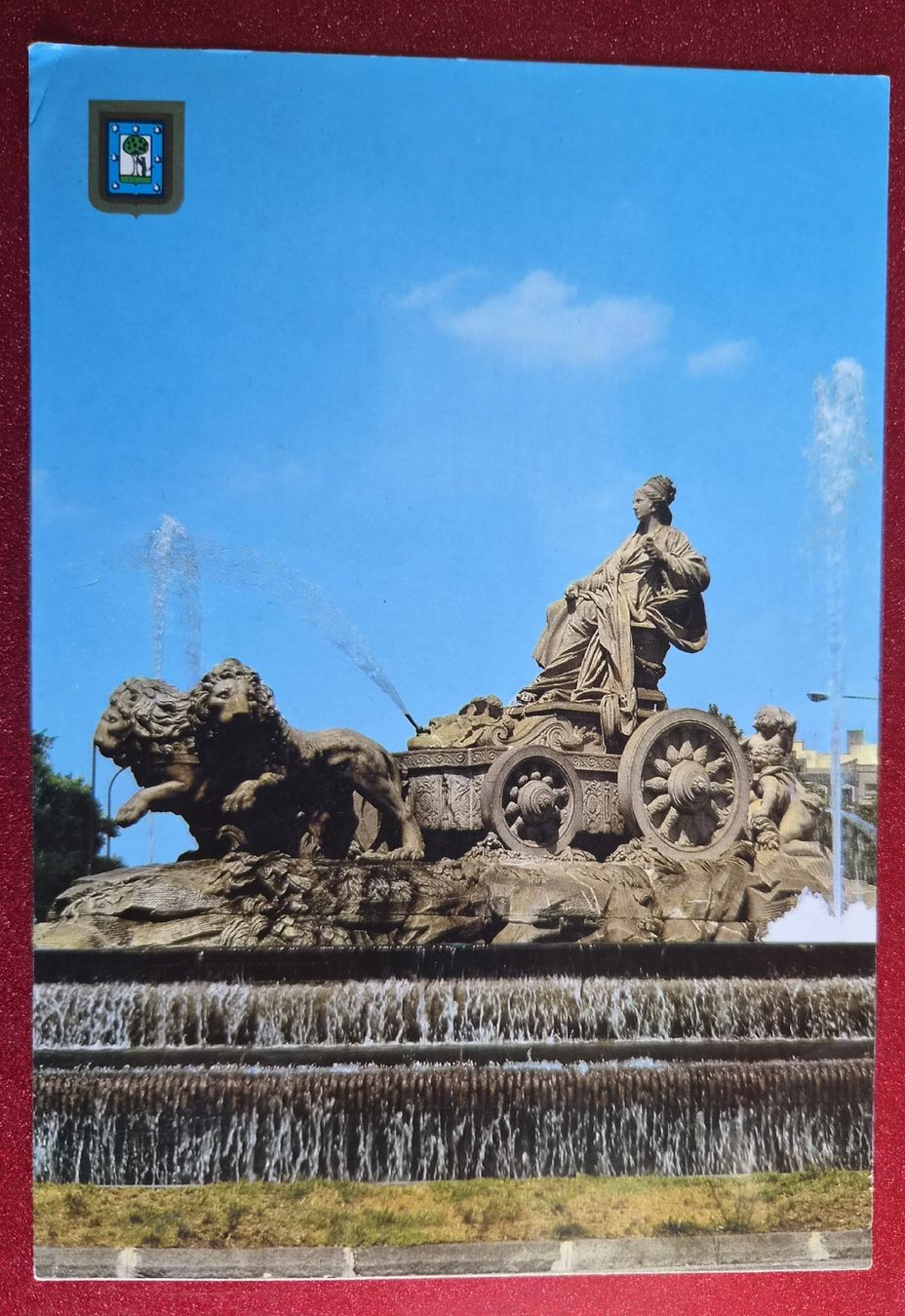 Cartoline postali: Madrid Denkmal Cibeles 1990, Spanien – Usato da Melchnau venduto da Arthurius
