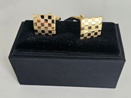 Manchettenknöpfe goldfarbig