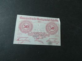 Oesterreich, Scheibbs - Notgeldschein
