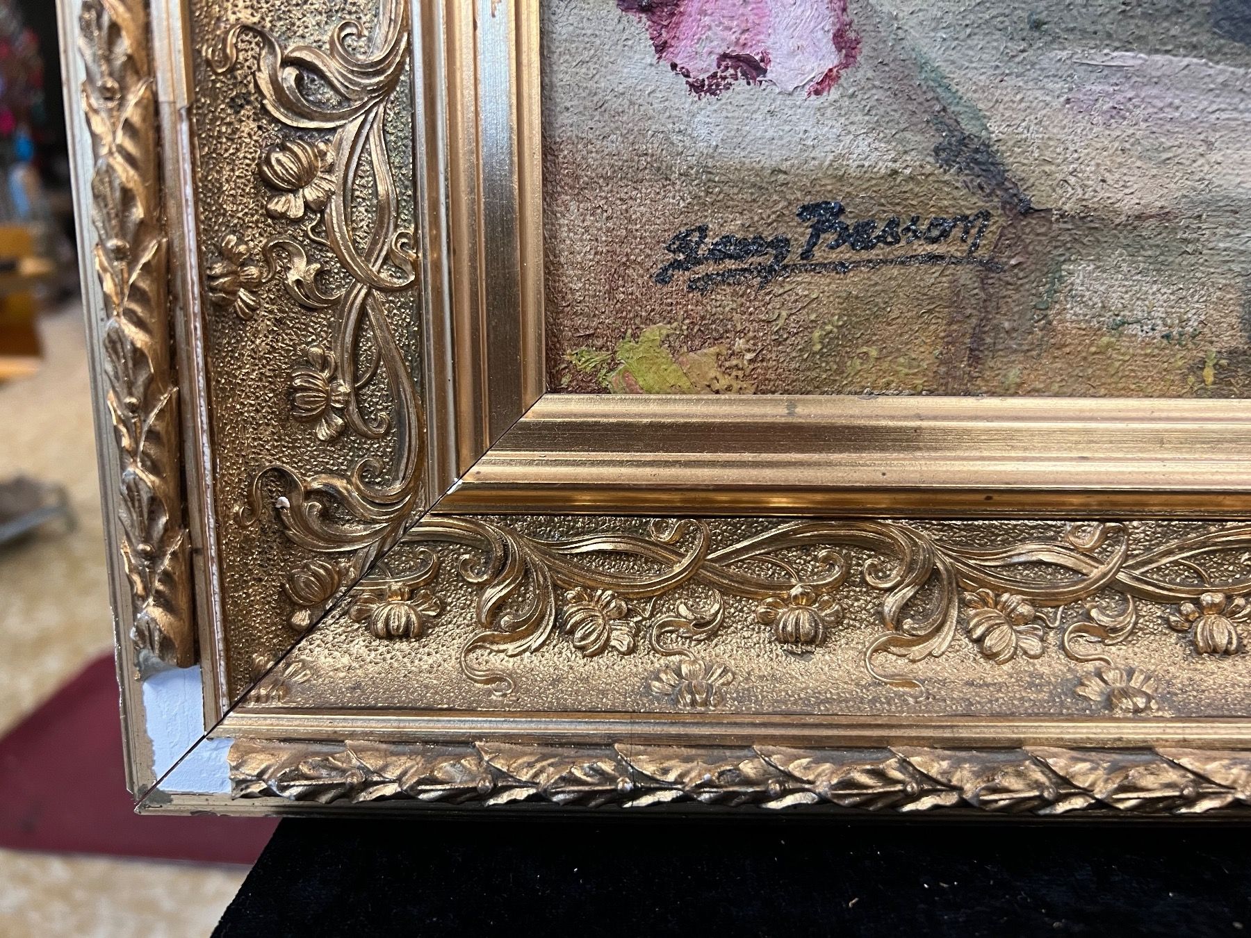 Dipinti: HUILE SUR TOILE SIGNÉE BESSON – Usato da Genève venduto da Leboucheoreilles 6