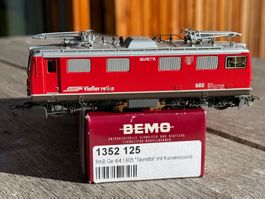 BEMO H0m  1352 125 RhB Ge 4/4 I Nr. 605 rot digital m. Sound