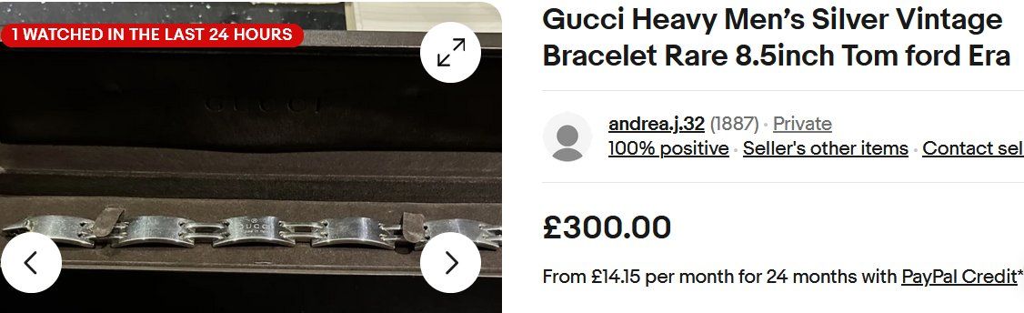 Gucci Bracciali & Braccialetti: Armband / Bracelet Gucci – Usato da Collonges venduto da Auganien 8
