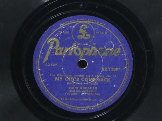 Schallplatten: Schellack Benny Goodman Just You, Just Me Schellackplatte – Gebraucht aus Eschenbach SG von Astalavista 4