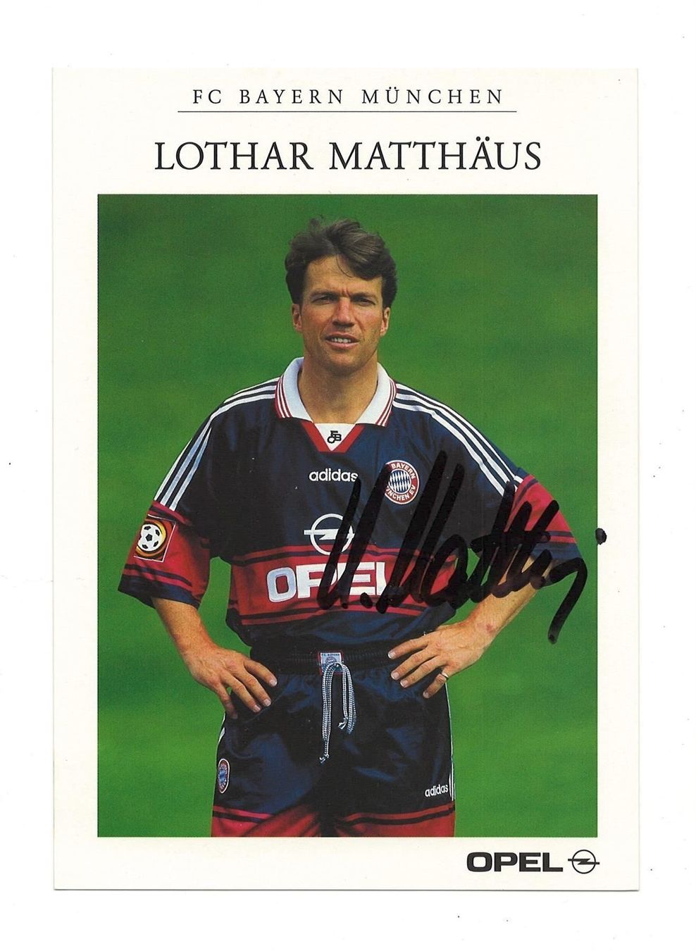 Autografi: LOTHAR MATTHÄUS BAYERN MÜNCHEN AUTOGRAMM – Usato da Basel venduto da verano1000