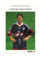 LOTHAR MATTHÄUS BAYERN MÜNCHEN AUTOGRAMM