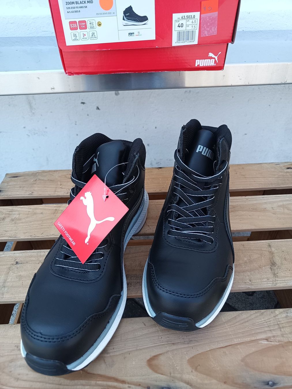 Puma Scarpe da uomo: Puma Sicherheitsschuhe S3S 40 – Nuovo e nell'imballaggio originale da Oberegg venduto da A-Z.Handel.Loehrer 3