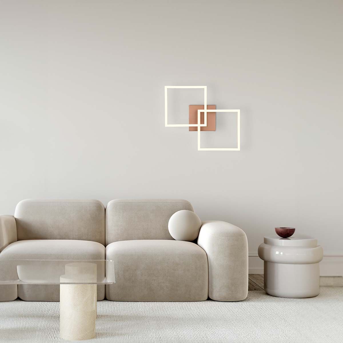 Lampadari & plafoniere: LED Deckenleuchte, Coffee, 60 cm x 35 cm – Nuovo (secondo la descrizione) da Kreuzlingen venduto da Smart-Light 1