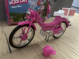 Véhicule Barbie Rose avec Casque et Boite Originale