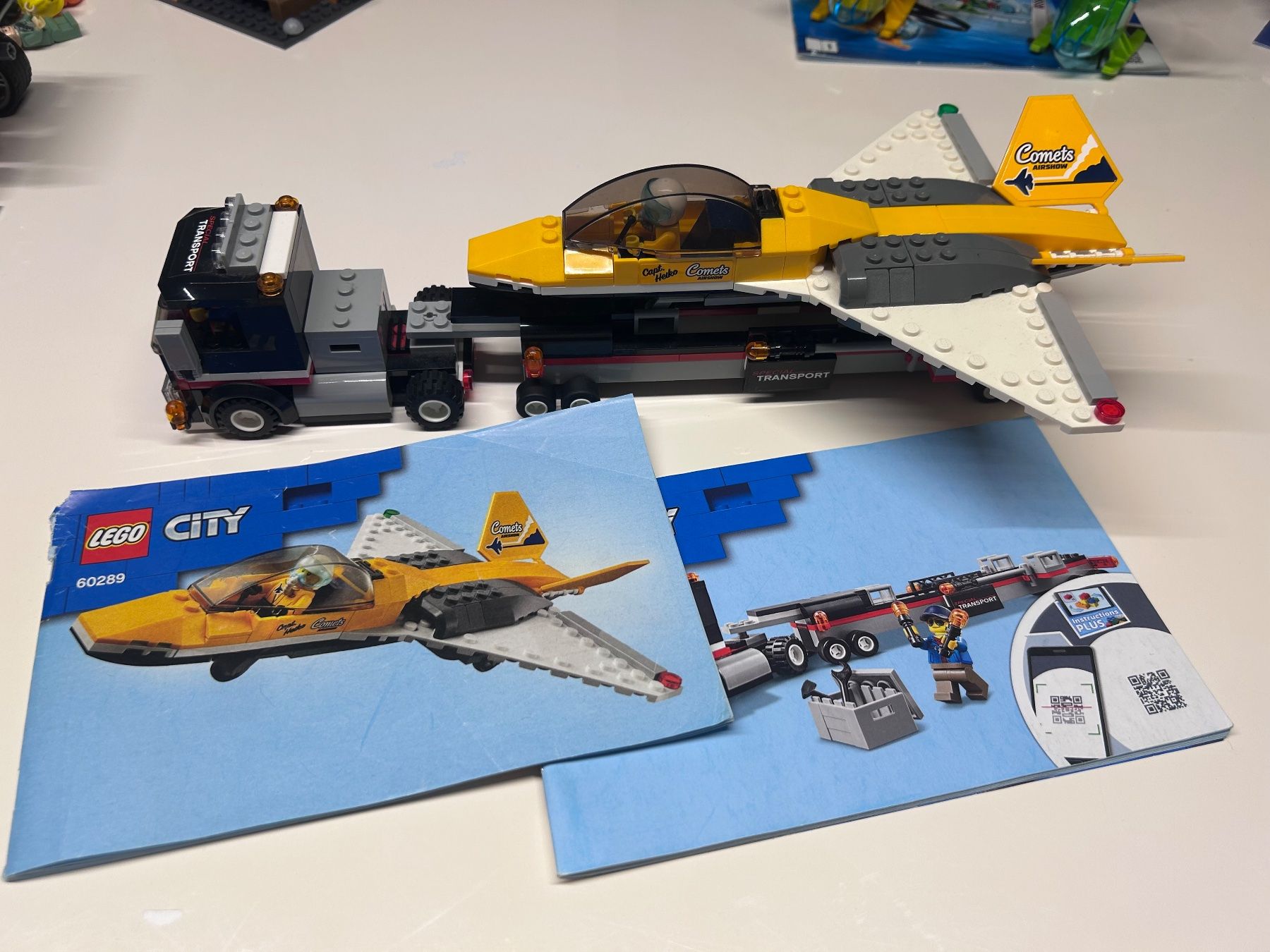 Lego Giocattoli: Lego set Flugshow jet Transporter – Usato da Zürich venduto da Hossi66
