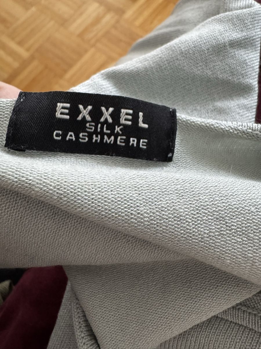 Pullover & Sweatshirts: Exxel Pullover Seide Kaschmir Mix hellgrau/blauGrösse S – Gebraucht aus Oberrieden von patty1990 1