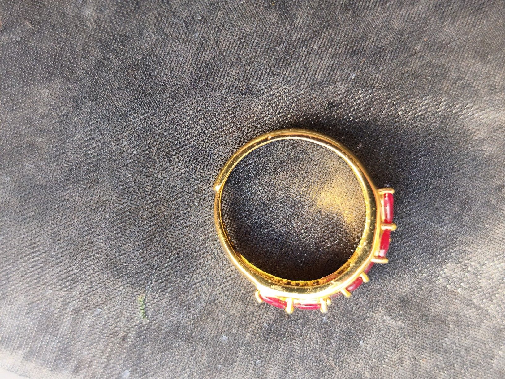 Anelli: Gold Ring mit echten Rubinen aus Massivem 925 Silber – Nuovo (secondo la descrizione) da St. Gallen venduto da GIULESGG 8