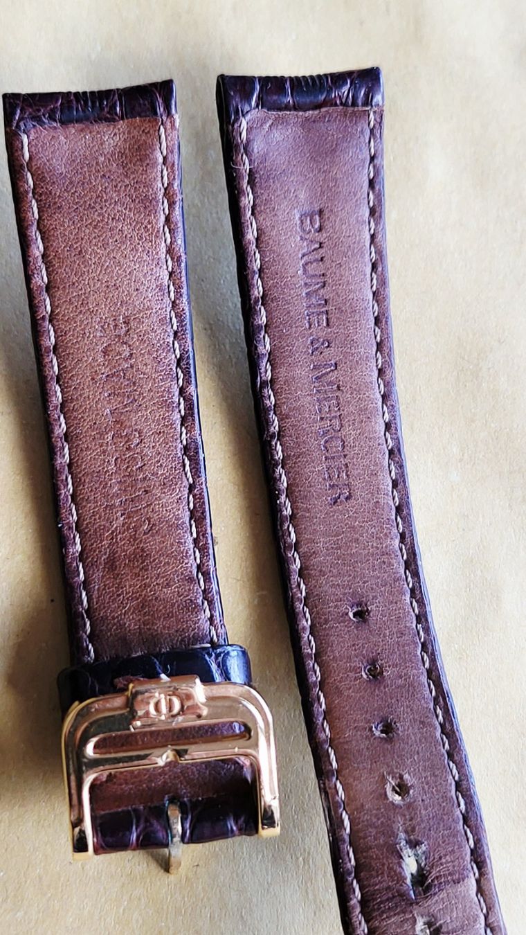 Baume & Mercier Bracciali & Braccialetti: Baume mercier bracelet 16 mm – Usato da vevey venduto da Edwatch 3
