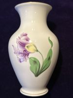 Herend Hungary Vase, handbemalt, Blumendekor, Top!