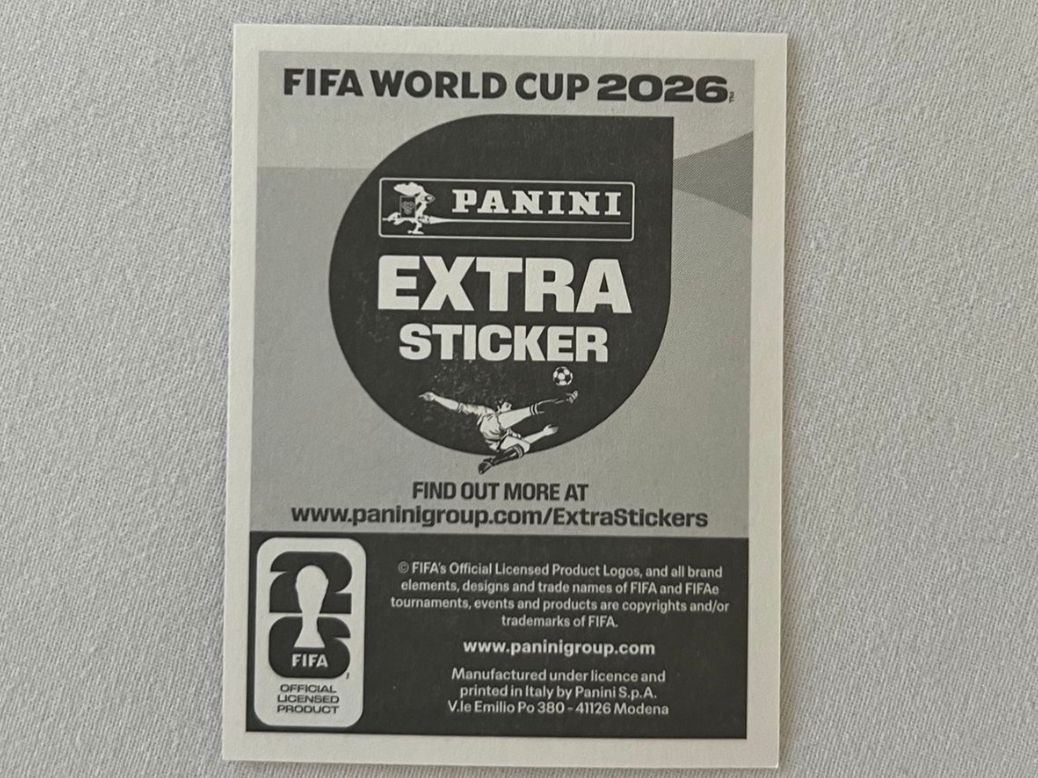 Panini Carte collezionabili: PANINI Extra Sticker LUKA MODRIC - FIFA 2026 – Usato da Sursee venduto da ohr75 1