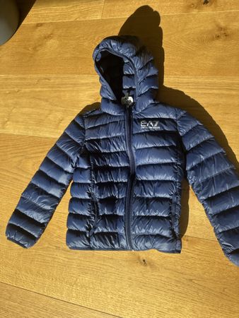 EA7 Emporio Armani Jacke blau Gr140 neuwertig 