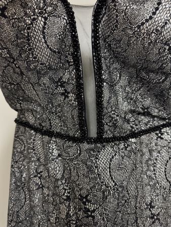 Elegantes Spitzenkleid, schwarz, Grösse 38, festlich