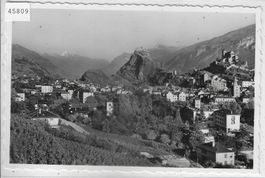 Sion - Valere et Tourbillon - Vue generale