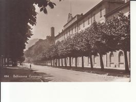 Bellinzona Kaserne ca. 1930, ST Schwere Motor-Kanonen-Btt.