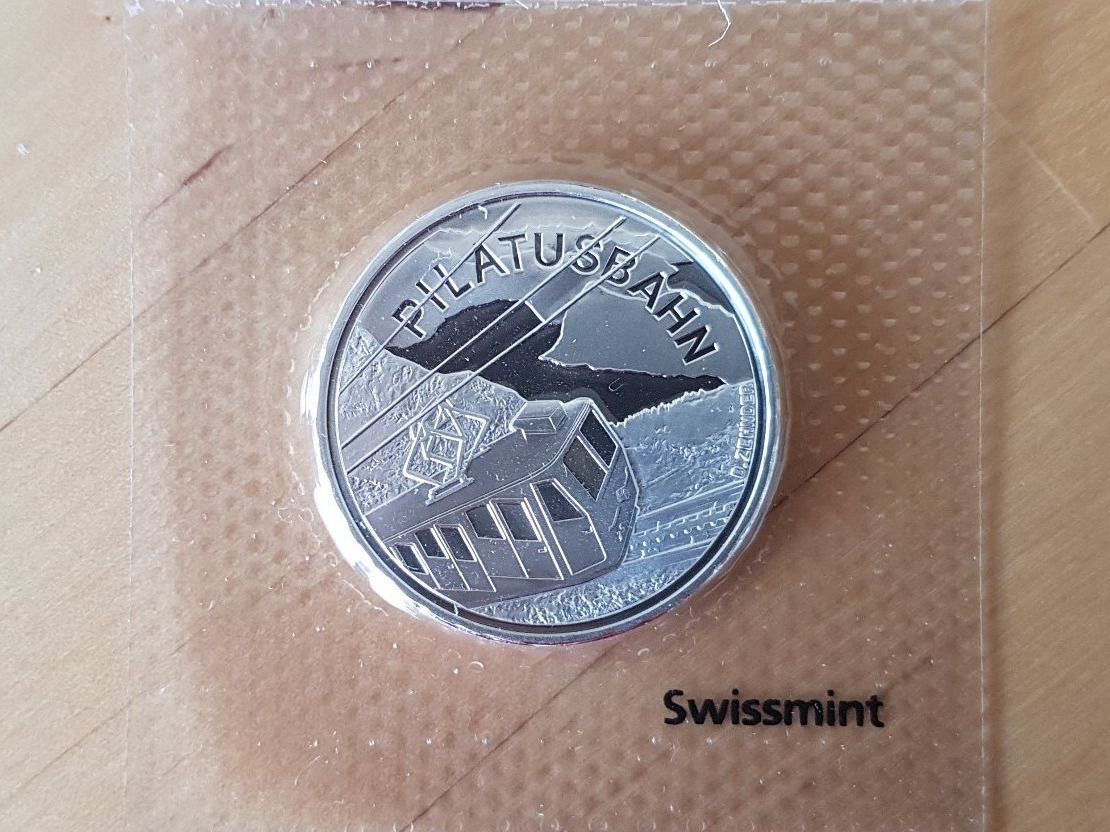 Tutti le monete: 20 Franken Pilatusbahn 2011  Stgl – Nuovo e nell'imballaggio originale da Schliern b. Köniz venduto da joni20