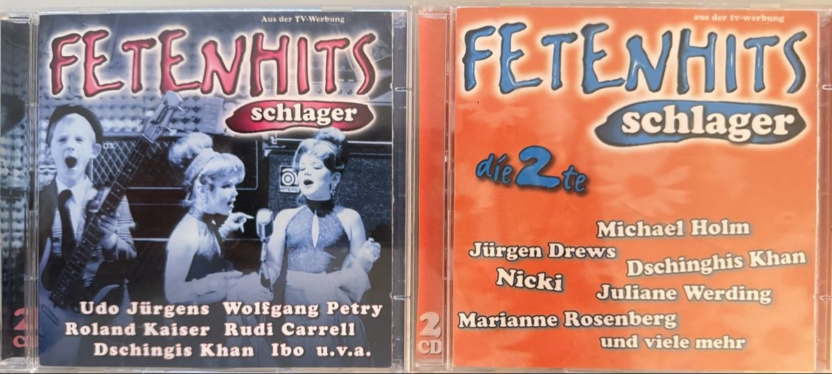 CDs: 2x Fetenhits 80 Schlager Hits 2 Doppel-CDs – Gebraucht aus Sursee von Betlaze