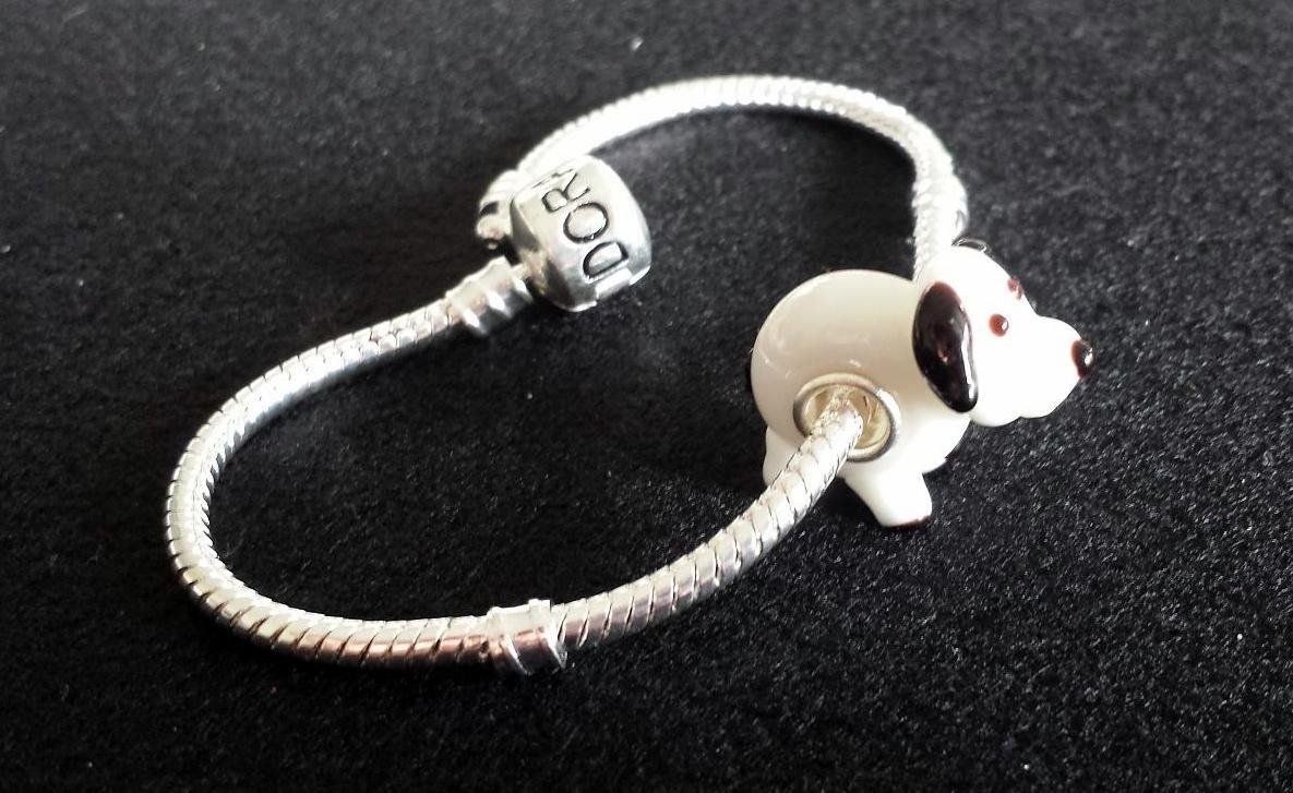 Perle (finte): Lampwork Hund-Glasperle Glass bead – Nuovo (secondo la descrizione) da Langenthal venduto da flowersNbirds 5