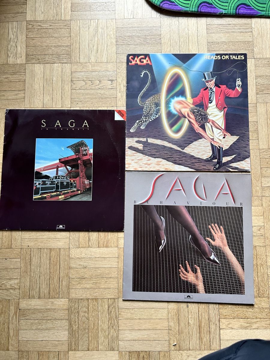 Dischi in vinile: 3x Saga Vinyls LP – Usato da Winterthur venduto da MetalCicada