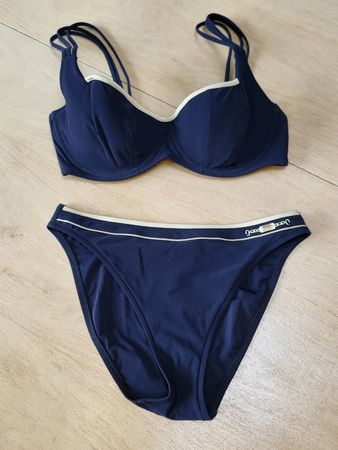 Bikini Maryan Mehlhorn (luxe allemand) marine/or, 36D
