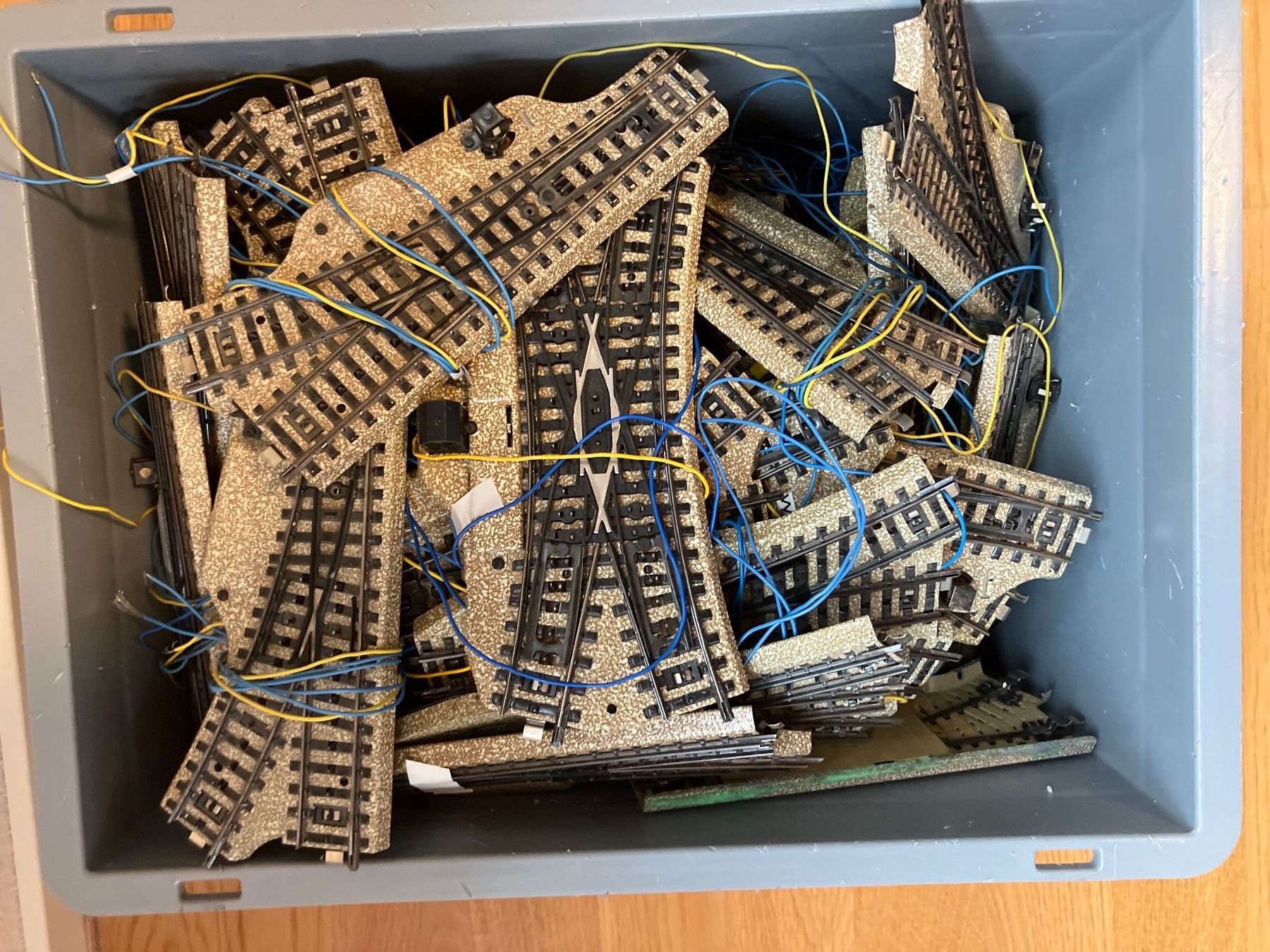 Märklin Modellini di ferrovie: Märklin Defektset M-Weichen, H0, WS – Difettoso da Nottwil venduto da Gonahr 1