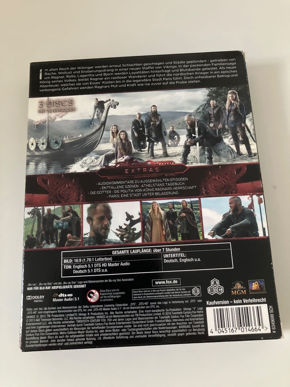 Tutti i DVDs: Vikings - Staffel 3 (Blu-rays) – Usato da Arbon venduto da JoJoAs 1