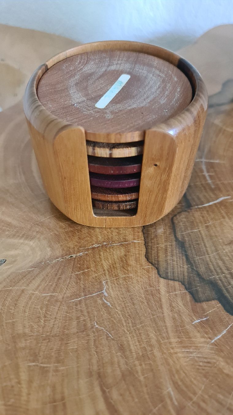 Untersetzer: Dessous de verres en bois exotique de Guyane – Gebraucht aus Biel/Bienne von eca_79wj 1