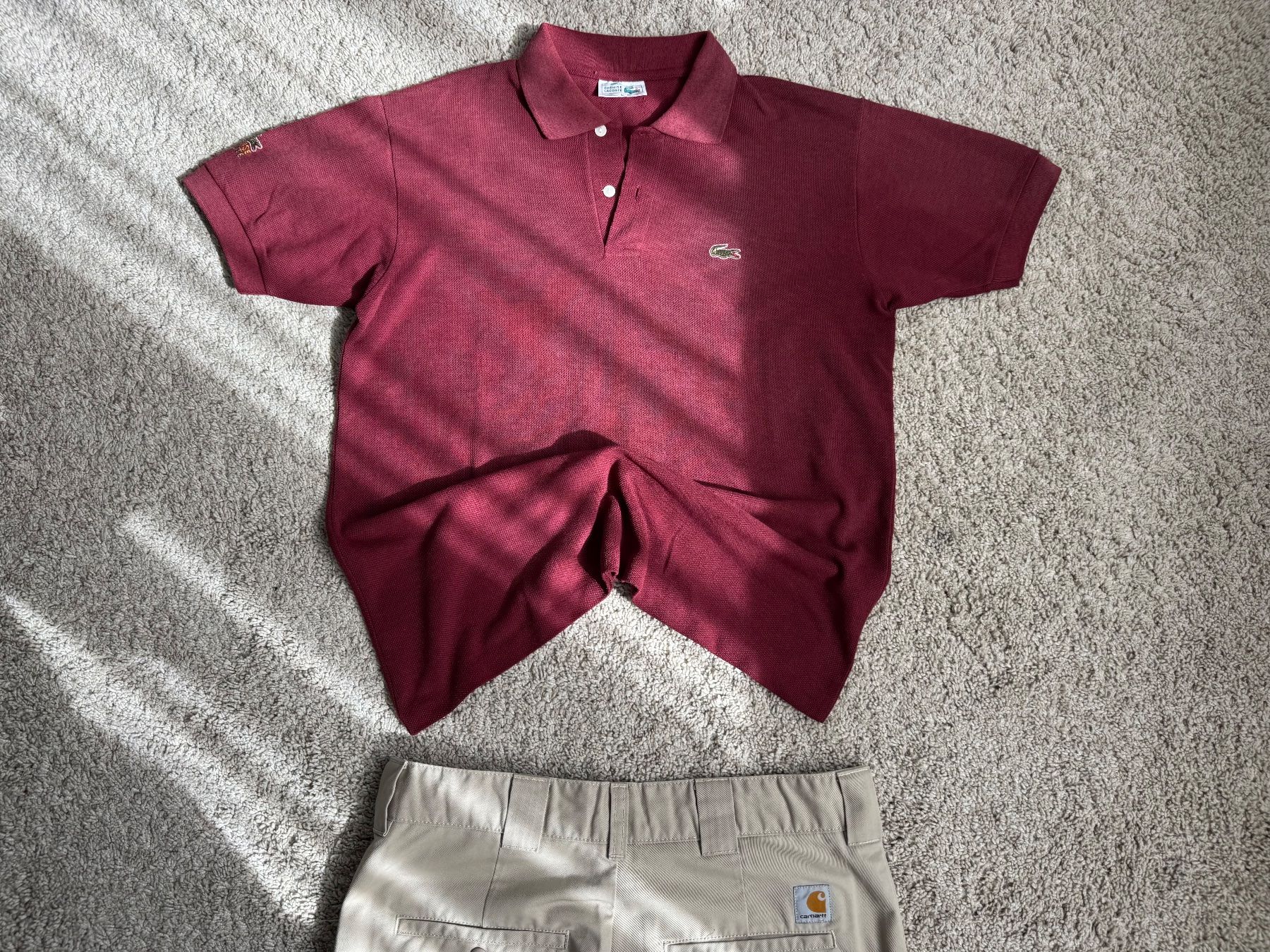 Lacoste Magliette Polo: Lacoste Polo rot Grösse L – Usato da Basel venduto da olo..ir 3