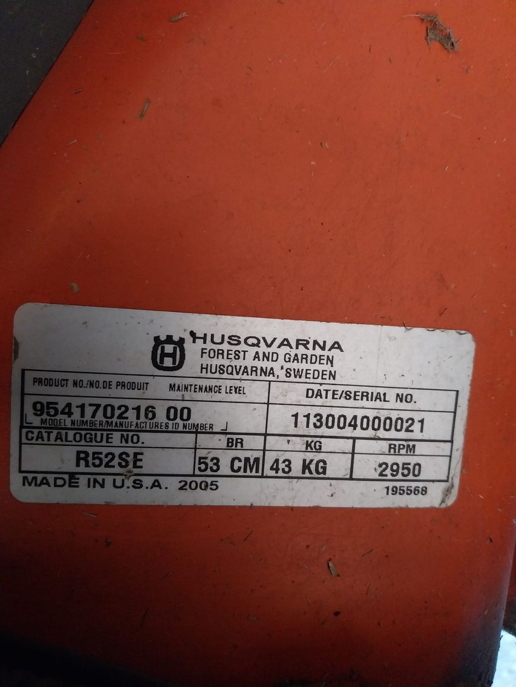 Husqvarna Tagliaerba: Rasenmäher HUSQVARNA – Usato da Dielsdorf venduto da dvgl3744 5